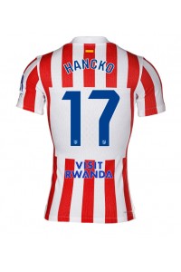 Fotbalové Dres Atletico Madrid David Hancko #17 Domácí Oblečení 2025-26 Krátký Rukáv